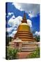 Golden Stupa in Dambulla Sri Lanka-Maugli-l-Stretched Canvas