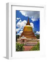 Golden Stupa in Dambulla Sri Lanka-Maugli-l-Framed Photographic Print