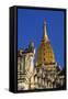 Golden Stupa of Ananda Pahto, Bagan, Myanmar, Indochina-Alain Evrard-Framed Stretched Canvas