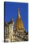 Golden Stupa of Ananda Pahto, Bagan, Myanmar, Indochina-Alain Evrard-Stretched Canvas