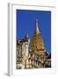 Golden Stupa of Ananda Pahto, Bagan, Myanmar, Indochina-Alain Evrard-Framed Photographic Print