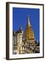 Golden Stupa of Ananda Pahto, Bagan, Myanmar, Indochina-Alain Evrard-Framed Photographic Print