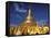 Golden Stupa of Shwedagon Pagoda, Yangon, Myanmar-Inger Hogstrom-Framed Stretched Canvas