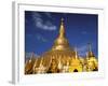 Golden Stupa of Shwedagon Pagoda, Yangon, Myanmar-Inger Hogstrom-Framed Photographic Print