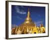 Golden Stupa of Shwedagon Pagoda, Yangon, Myanmar-Inger Hogstrom-Framed Photographic Print