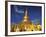 Golden Stupa of Shwedagon Pagoda, Yangon, Myanmar-Inger Hogstrom-Framed Photographic Print