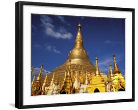 Golden Stupa of Shwedagon Pagoda, Yangon, Myanmar-Inger Hogstrom-Framed Photographic Print