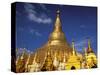 Golden Stupa of Shwedagon Pagoda, Yangon, Myanmar-Inger Hogstrom-Stretched Canvas