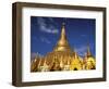 Golden Stupa of Shwedagon Pagoda, Yangon, Myanmar-Inger Hogstrom-Framed Photographic Print