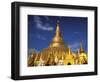 Golden Stupa of Shwedagon Pagoda, Yangon, Myanmar-Inger Hogstrom-Framed Photographic Print