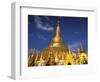 Golden Stupa of Shwedagon Pagoda, Yangon, Myanmar-Inger Hogstrom-Framed Photographic Print