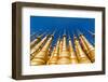 Golden Stupas of Shwe Indein Pagoda over Blue Sky. Indein Village, Inle Lake, Shan State, Myanmar (-Im Perfect Lazybones-Framed Photographic Print