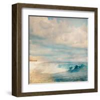 Golden Summer Beach-Matina Theodosiou-Framed Art Print