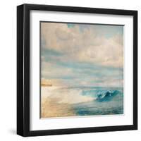 Golden Summer Beach-Matina Theodosiou-Framed Art Print