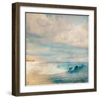 Golden Summer Beach-Matina Theodosiou-Framed Art Print