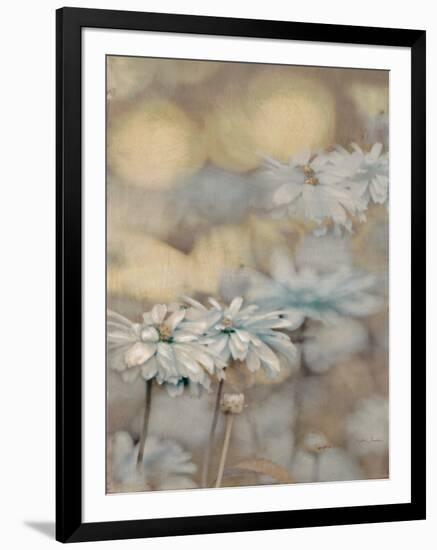 Golden Summer Daisies-Matina Theodosiou-Framed Art Print