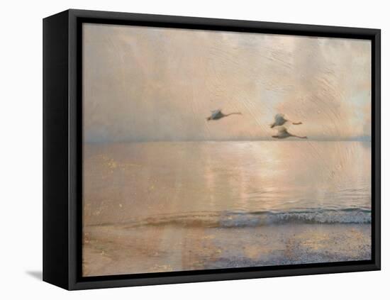 Golden Summer Flight-Matina Theodosiou-Framed Stretched Canvas