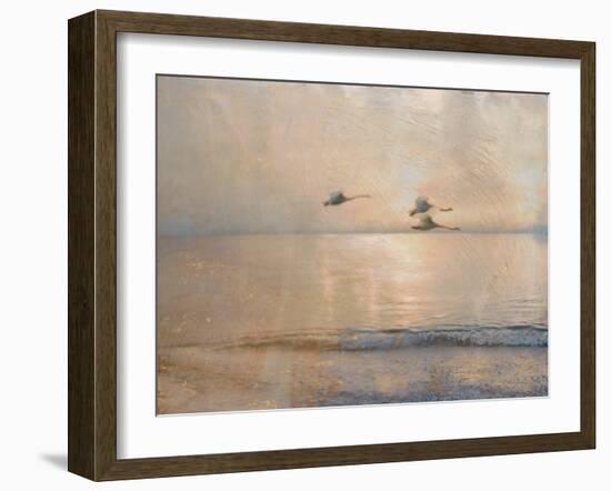 Golden Summer Flight-Matina Theodosiou-Framed Art Print