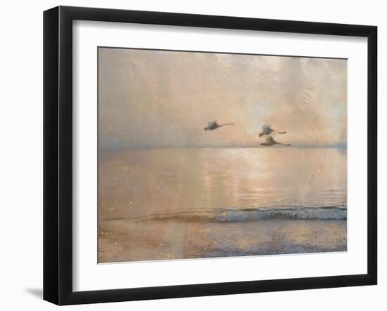 Golden Summer Flight-Matina Theodosiou-Framed Art Print