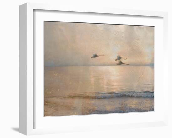 Golden Summer Flight-Matina Theodosiou-Framed Art Print