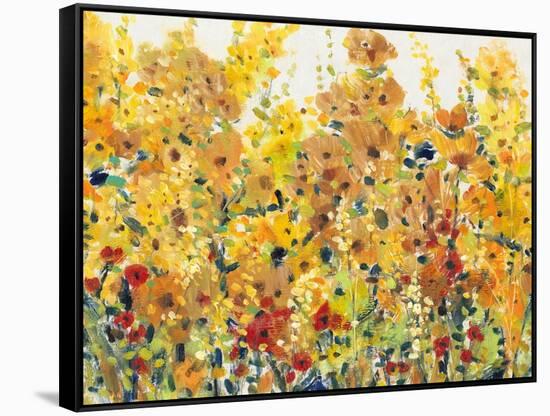 Golden Summer Garden I-null-Framed Stretched Canvas