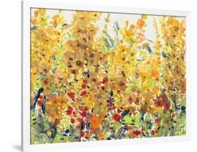 Golden Summer Garden II-null-Framed Art Print