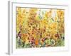 Golden Summer Garden II-null-Framed Art Print