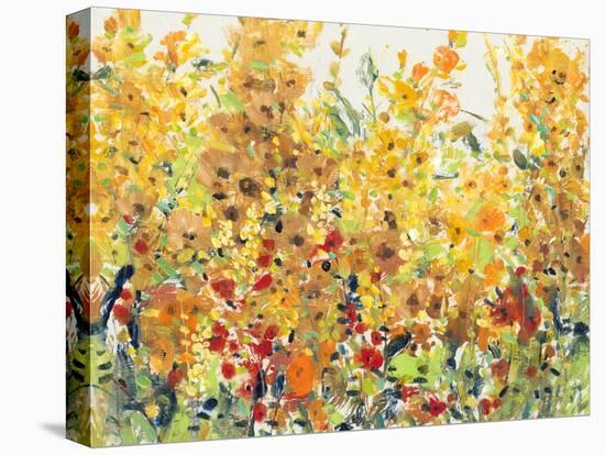 Golden Summer Garden II-null-Stretched Canvas