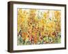 Golden Summer Garden II-null-Framed Art Print