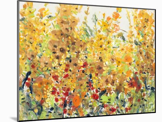 Golden Summer Garden II-null-Mounted Art Print