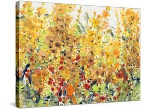Golden Summer Garden II-null-Stretched Canvas