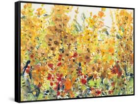 Golden Summer Garden II-null-Framed Stretched Canvas