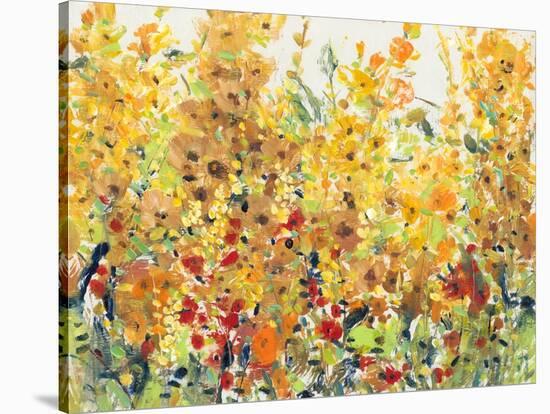 Golden Summer Garden II-null-Stretched Canvas