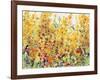 Golden Summer Garden II-null-Framed Art Print