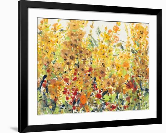 Golden Summer Garden II-null-Framed Art Print