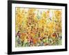 Golden Summer Garden II-null-Framed Art Print