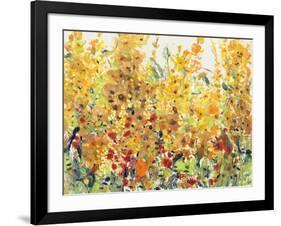 Golden Summer Garden II-null-Framed Art Print