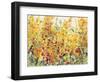 Golden Summer Garden II-null-Framed Art Print