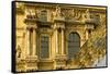 Golden Sunlight on Building Detail, Paris, France-Russ Bishop-Framed Stretched Canvas