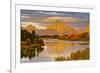 Golden Sunrise, Oxbow, Grand Teton National Park, Wyoming, USA-Michel Hersen-Framed Premium Photographic Print