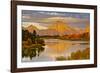 Golden Sunrise, Oxbow, Grand Teton National Park, Wyoming, USA-Michel Hersen-Framed Photographic Print