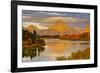 Golden Sunrise, Oxbow, Grand Teton National Park, Wyoming, USA-Michel Hersen-Framed Photographic Print