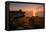 Golden Sunrise View from Marin Headlands, San Francisco-null-Framed Stretched Canvas