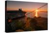 Golden Sunrise View from Marin Headlands, San Francisco-null-Stretched Canvas