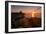 Golden Sunrise View from Marin Headlands, San Francisco-null-Framed Photographic Print