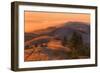 Golden Sunset Burn at Mount Tamalpais, Marin County-Vincent James-Framed Photographic Print