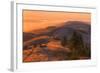 Golden Sunset Burn at Mount Tamalpais, Marin County-Vincent James-Framed Photographic Print