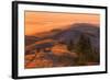 Golden Sunset Burn at Mount Tamalpais, Marin County-Vincent James-Framed Photographic Print