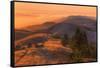 Golden Sunset Burn at Mount Tamalpais, Marin County-Vincent James-Framed Stretched Canvas