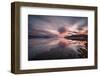 Golden Sunset In Lofoten-Belinda Shi-Framed Photographic Print